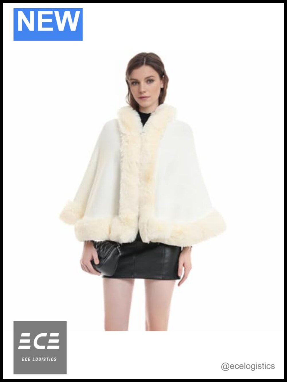 Faux Fur Shawl Wrap Bridal Scarf Stole Evening Dress Cape